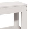 vidaXL Cadre de lit sans matelas blanc 140x200 cm bois de pin massif