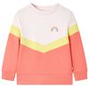 Sweatshirt pour enfants rose p&acirc;le 104