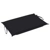 vidaXL Chaise longue de jardin avec coussin Bois d'acacia solide
