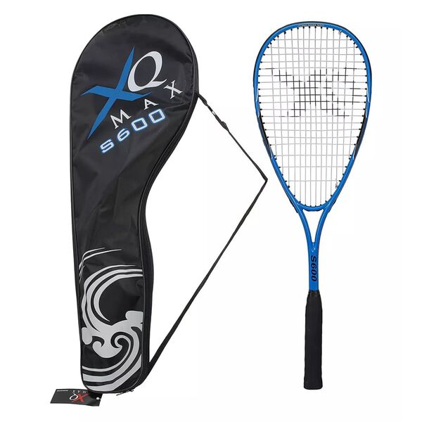 XQ Max Raquette de squash S600 Bleu et noir