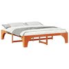 vidaXL Cadre de lit Marron 180 x 200 cm Pin massif