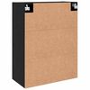vidaXL Meuble mural Ch&ecirc;ne noir 69,5 x 34 x 90 cm Bois d'ing&eacute;nierie