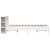 vidaXL Lit biblioth&egrave;que sans matelas blanc 150x200 cm bois pin massif