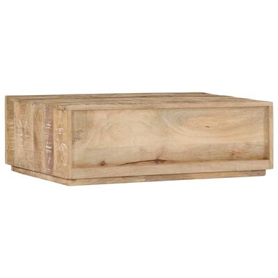 vidaXL Table basse 90x60x30 cm Bois de manguier massif