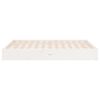 vidaXL Cadre de lit sans matelas blanc bois massif 120x190 cm