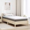 vidaXL Surmatelas Blanc 100 x 200 cm Tissu jacquard