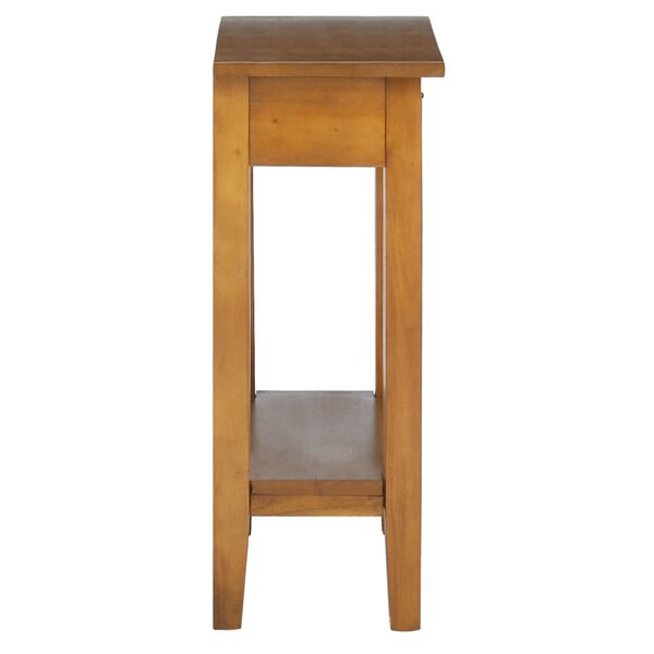 vidaXL Table console avec tiroir 60x30x75 cm bois d'acajou massif