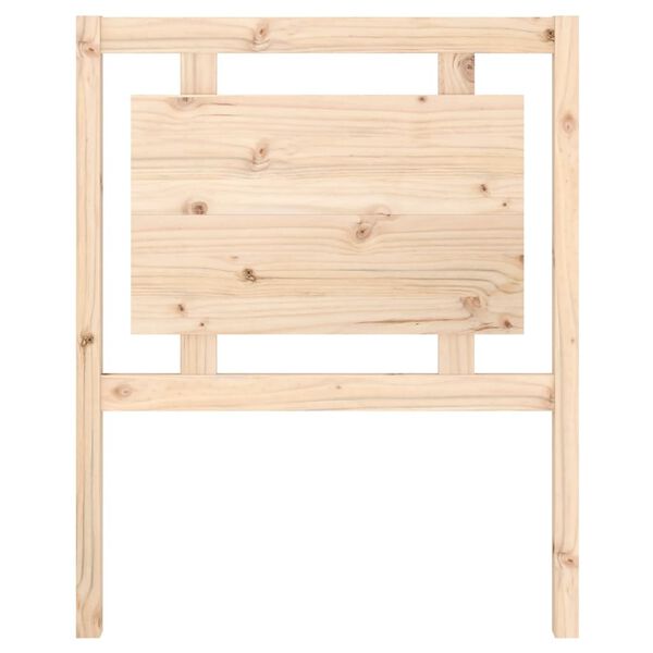 vidaXL T&ecirc;te de lit 80,5x4x100 cm Bois massif de pin