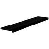 vidaXL Marches d'escalier 8 pcs marron fonc&eacute; 120x25x2 cm ch&ecirc;ne massif