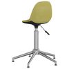 vidaXL Chaise pivotante de bureau Vert Tissu