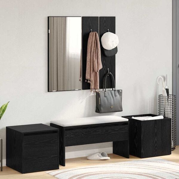 vidaXL Ensemble de meubles d'entr&eacute;e 6 pcs Bois d'ing&eacute;nierie