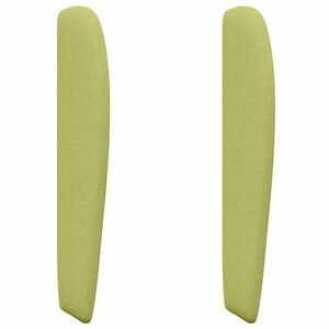 vidaXL Oreille de t&ecirc;te de lit Vert tissu