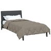 vidaXL Duvet complet toute l'ann&eacute;e Gris clair 200 x 140 cm Microfibre
