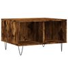 vidaXL Table basse Ch&ecirc;ne fum&eacute; 60x50x36,5 cm Bois d'ing&eacute;nierie