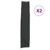 vidaXL Housses de parapluie de jardin 2 pcs 136x25/23,5 cm 420D