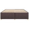 vidaXL Cadre de lit sans matelas marron fonc&eacute; 180x200 cm tissu
