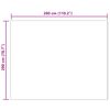 vidaXL Tapis en fausse Tafalla Blanc 200 x 280 cm Polyester