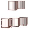 vidaXL Barri&egrave;re pour chien porte pliable 15 panneaux bois de peuplier