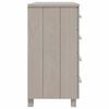vidaXL Buffet HAMAR Blanc 79x40x80 cm Bois massif de pin