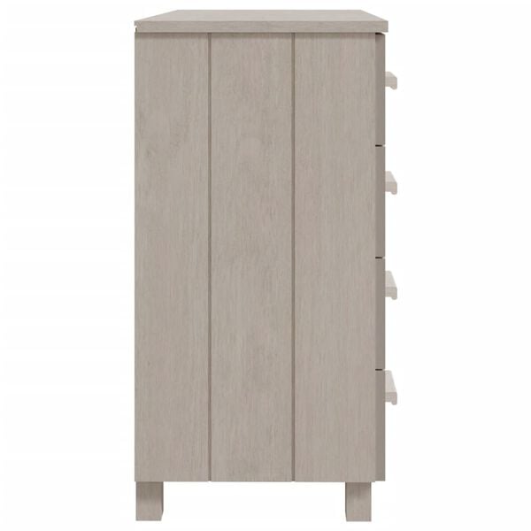 vidaXL Buffet HAMAR Blanc 79x40x80 cm Bois massif de pin