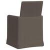 vidaXL Chaises de salle &agrave; manger 2 pcs Gris clair 57 x 67 x 95 cm Lin