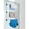 Metaltex Support de s&eacute;chage suspendu Gale 11 m argent&eacute;