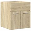vidaXL Ensemble de meubles de salle de bain 3 pcs ch&ecirc;ne sonoma