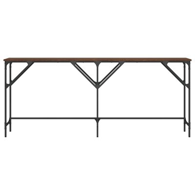 vidaXL Table console chêne marron 180x29x75 cm bois d'ingénierie