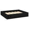 vidaXL Lit pour chien Noir 51,5x44x9 cm Bois de pin solide