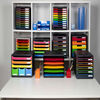 Exacompta Set tiroirs bureau Plus Big-Box Black Office 5 tiroirs Noir