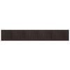 vidaXL Tapis rectangulaire marron fonc&eacute; 80x500 cm bambou