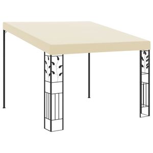vidaXL Belv&eacute;d&egrave;re &agrave; montage mural 3x3x2,5 m Cr&egrave;me