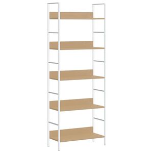 vidaXL Biblioth&egrave;que &agrave; 5 niveaux ch&ecirc;ne 60x27,6x158,5 cm bois ing&eacute;nierie