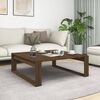 vidaXL Table basse Ch&ecirc;ne marron 100x100x35 cm Bois d'ing&eacute;nierie