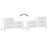 vidaXL Armoire à chaussures Blanc 102x36x60 cm Bois d'ingénierie