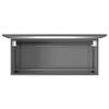 vidaXL Ensemble de meubles de salle de bain 2 pcs Gris brillant