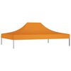 vidaXL Toit de tente de réception 4x3 m Orange 270 g/m²