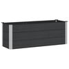 vidaXL Jardini&egrave;re sur&eacute;lev&eacute;e Noir 150 x 50 x 54 cm WPC et Aluminium