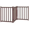 vidaXL Barri&egrave;re pour chien pliable 3 panneaux 150 cm bois sapin massif