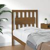 vidaXL T&ecirc;te de lit Marron miel 80,5x4x100 cm Bois massif de pin