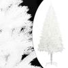 vidaXL Arbre de No&euml;l artificiel aiguilles r&eacute;alistes blanc 210 cm