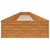 vidaXL Lit sur&eacute;lev&eacute; de jardin 1150x100x36 cm acier corten
