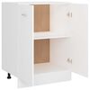 vidaXL Meuble bas "Lyon" Blanc 60 x 46 x 81,5 cm Bois d'ing&eacute;nierie