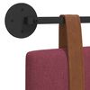 vidaXL T&ecirc;te de lit suspendue Uni Bordeaux 170 x 55 x 5 cm PU antique
