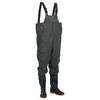 vidaXL Cuissardes avec bottes vert fonc&eacute; taille 38