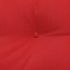 vidaXL Coussin de Dos Rouge 200 x 24 x 50 cm tissu
