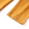 T-shirt enfants &agrave; manches longues ocre fonc&eacute; 92
