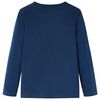 T-shirt enfants &agrave; manches longues bleu marine 116