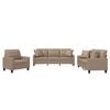 vidaXL Ensemble de canap&eacute;s 3 pcs avec coussins cappuccino similicuir