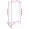 vidaXL Ensemble de meubles TV 5 pcs Blanc Bois d'ing&eacute;nierie